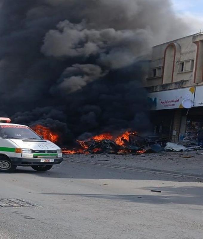 غارة باتجاه فريق مسعفين في ميفدون