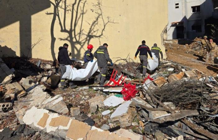 إنتشال أشلاء ضحية في كفرحمام