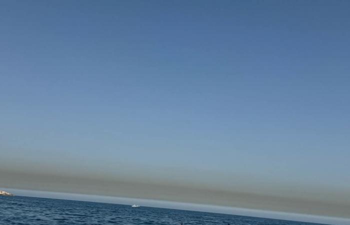 بالفيديو.. وصول العاصفة الرملية إلى لبنان