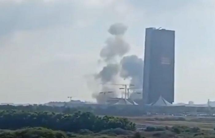 اصوات انفجار الصواريخ الاعتراضية تهز جنوب لبنان