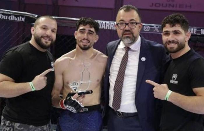 جورج عيد بطلاً للنزال الرئيسي في بطولة «محاربي الإمارات» بلبنان