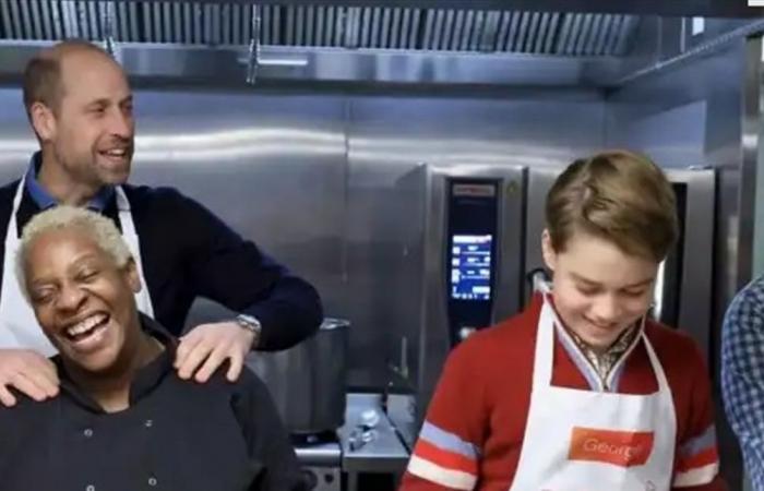 الأمير جورج زار مؤسسة خيريّة... وأعدّ وجبة الغذاء للمحتاجين