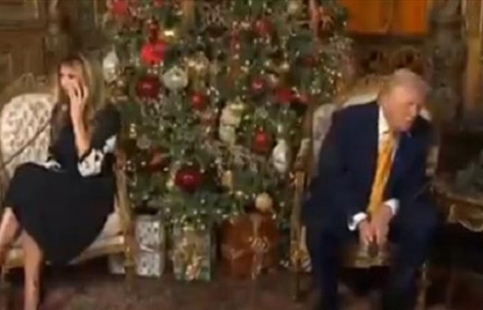 بالفيديو... شاهدوا كيف احتفل ترامب وزوجته ميلانيا في عيد الميلاد