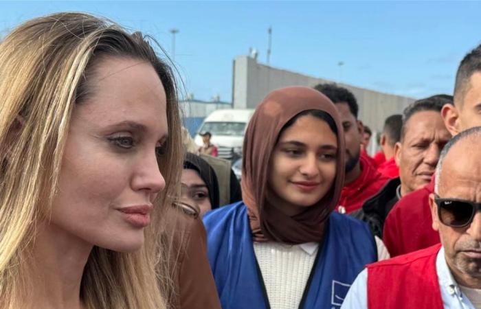 أنجلينا جولي في رفح… ورسالة إنسانية إلى العالم