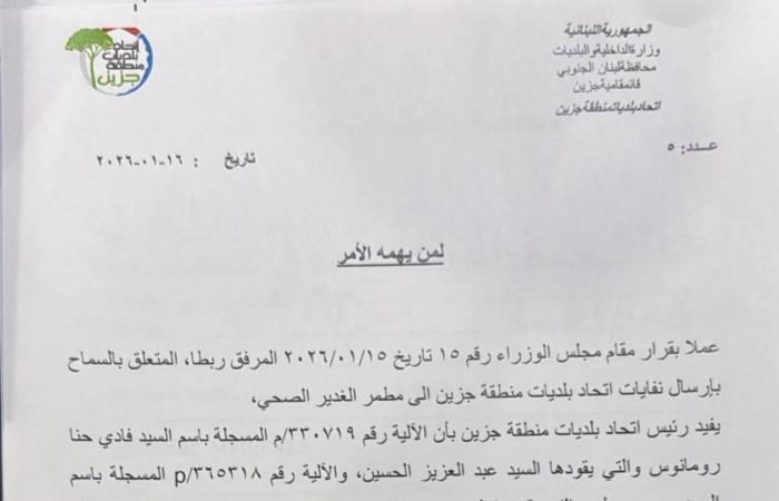 بالصور: جزين تبدأ جمع النفايات ونقلها