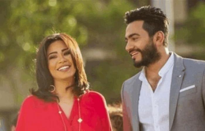 تامر حسني يوجّه رسالة لشيرين أمام 20 ألف متفرّج