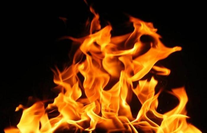 حريق داخل ملحمة في الغازية