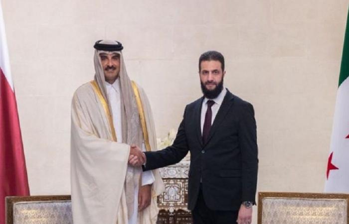 الشرع والشيخ تميم يؤكدان وحدة سوريا