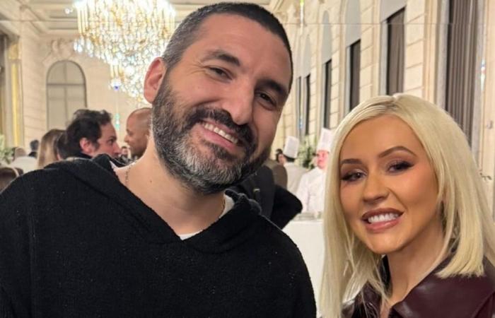 إبراهيم معلوف اللبناني في ديو استثنائي مع كريستينا أغيليرا في باريس