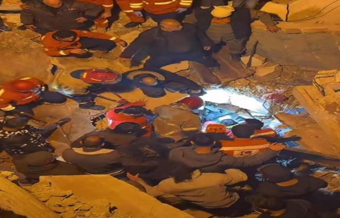 آخر المستجدات حول المبنى المنهار في القبة