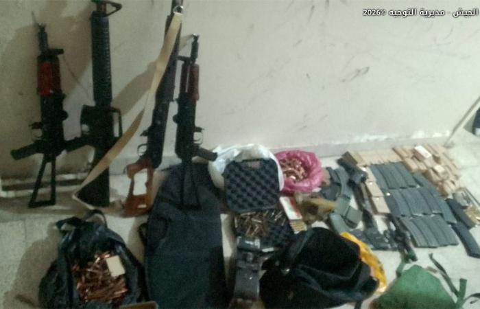 عمليات دهم وتوقيف أشخاص في الهرمل وبعلبك (صوَر)