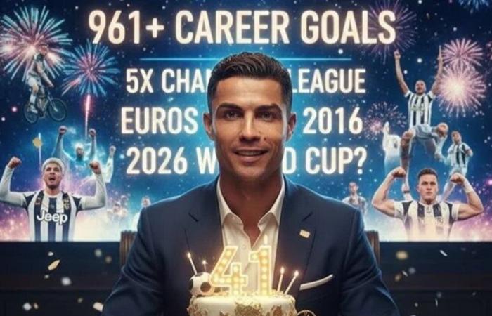 في عيد ميلاده الـ41.. رونالدو يلاحق حلم الـ"1000 هدف"