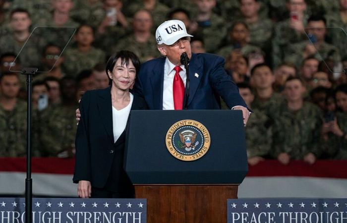 ترامب يعبر عن دعمه لرئيسة وزراء اليابان