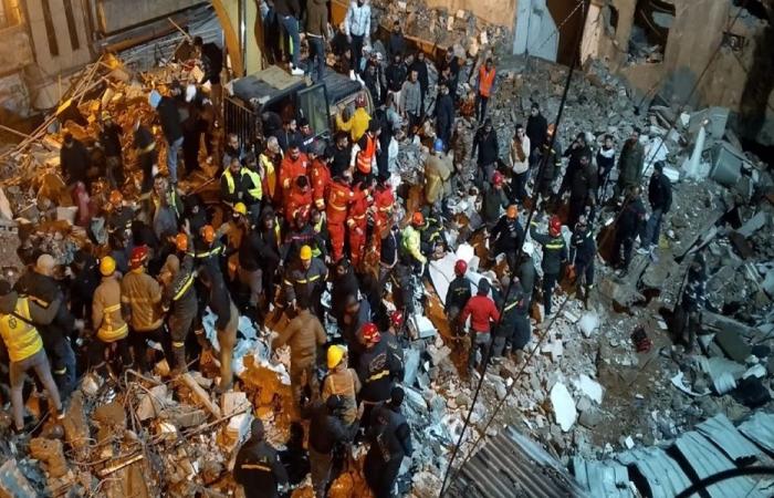 إليكم حصيلة انهيار المبنى في التبانة