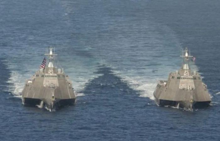 تصادم بين سفينتين تابعتين للبحرية الأميركية