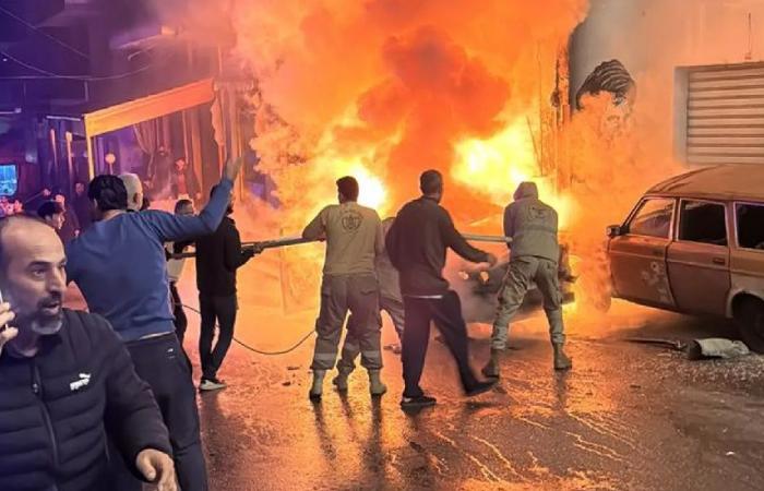 غارة إسرائيلية تستهدف سيارة في مجدل عنجر