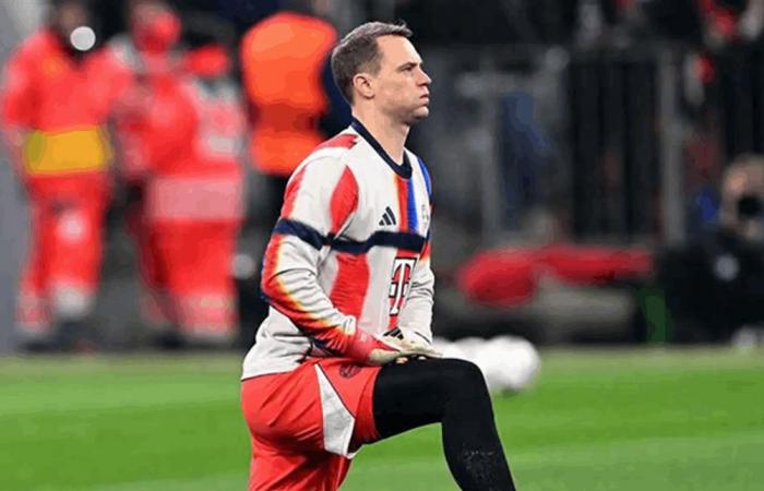 بايرن ميونخ يعلن تفاصيل إصابة مانويل نوير