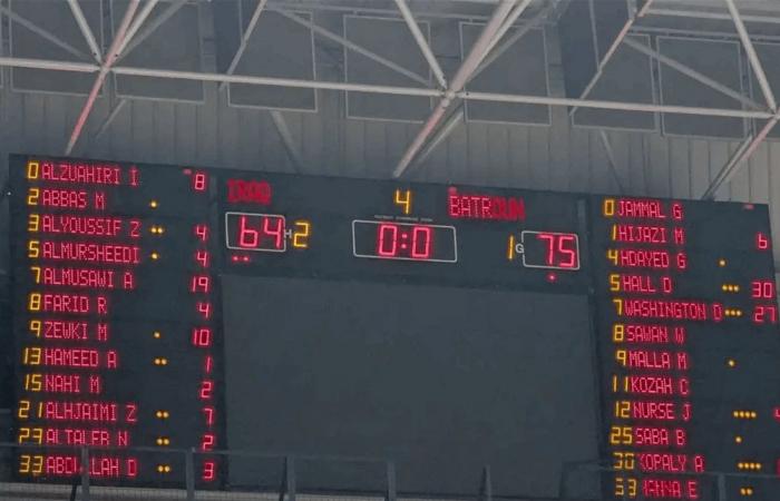 كرة السلة.. شباب البترون يهزم العراق وديًا