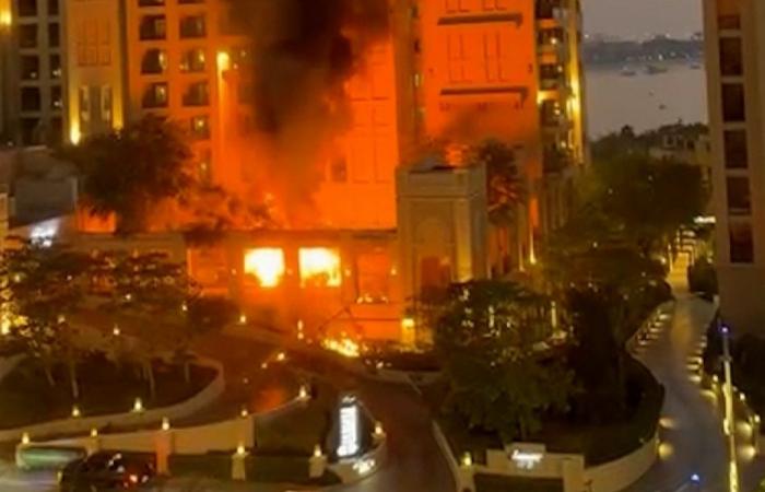 اصابة 4 افراد إثر اندلاع حريق في دبي