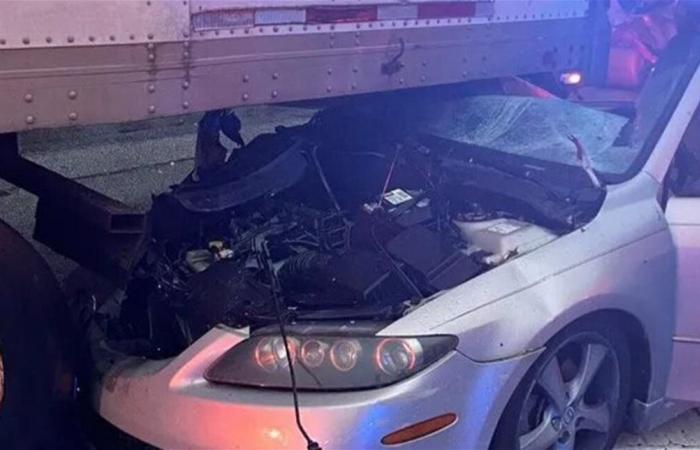 إشعار على الهاتف كاد يتحول إلى مأساة على الطريق