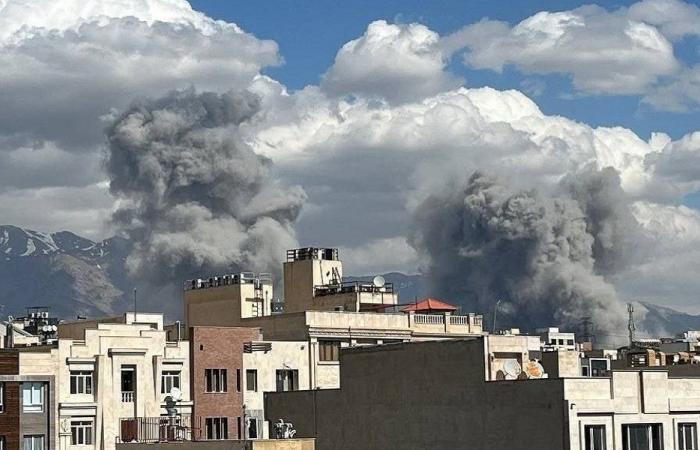 بالصور: غارات إسرائيلية عنيفة على طهران