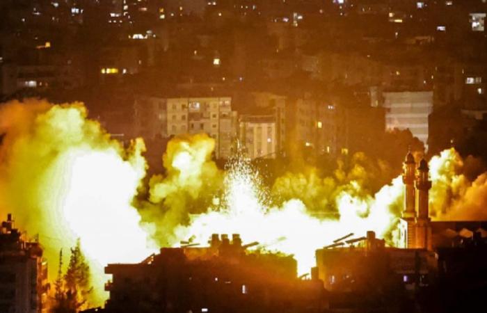 بالفيديو- غارات عنيفة على الضاحية