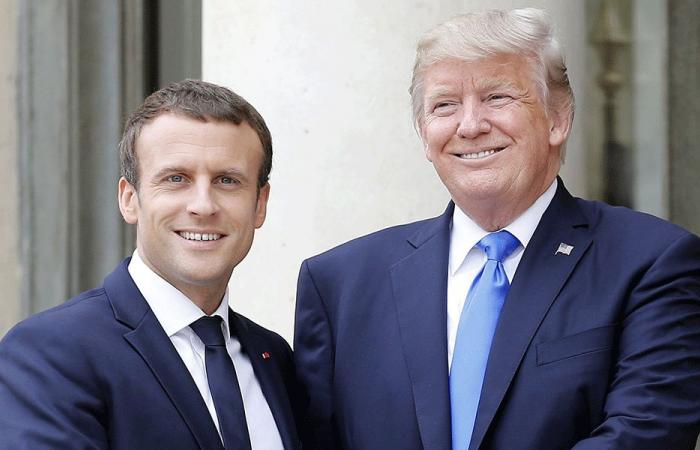 ترامب وماكرون يبحثان ملف لبنان وتطورات إيران