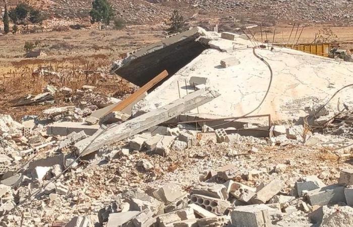 غارة استهدفت مبنى في كفرجوز