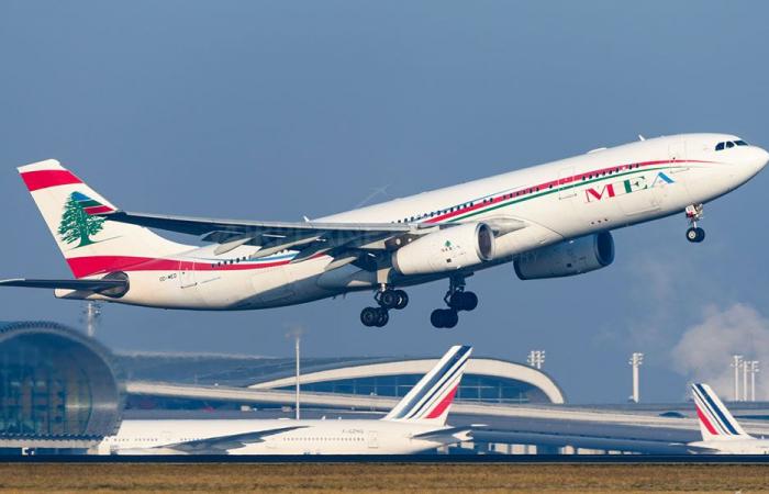 بالصورة: أعمال عسكرية في أجواء لبنان تؤخر هبوط طائرة للـMEA