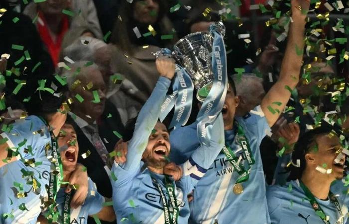 مانشستر سيتي يبدد أحلام أرسنال ويتوج بكأس الرابطة