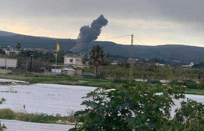 بالفيديو: غارة على بُعد أمتار من جسر القاسمية