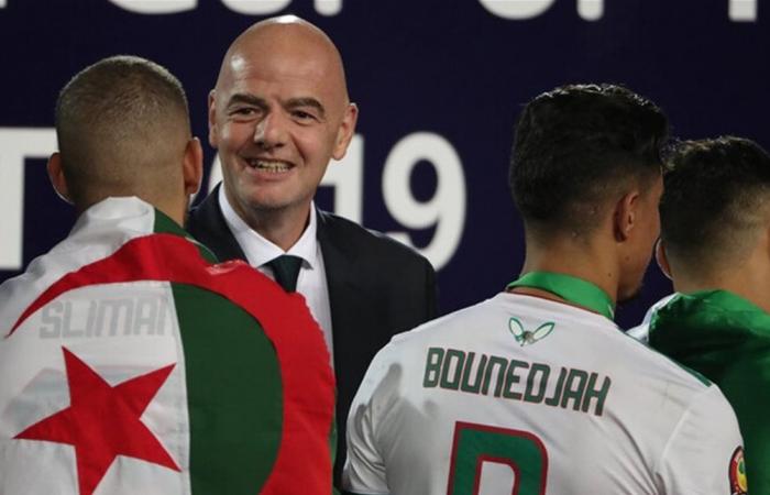 إنفانتينو يبدأ زيارة رسمية إلى الجزائر