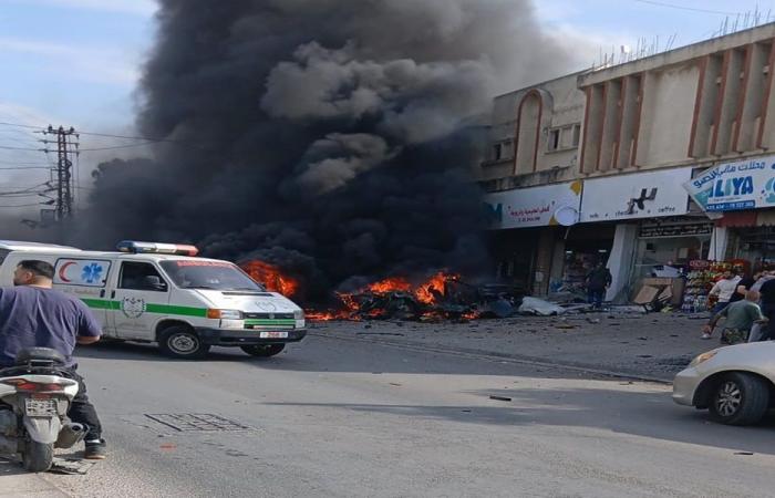 غارة باتجاه فريق مسعفين في ميفدون