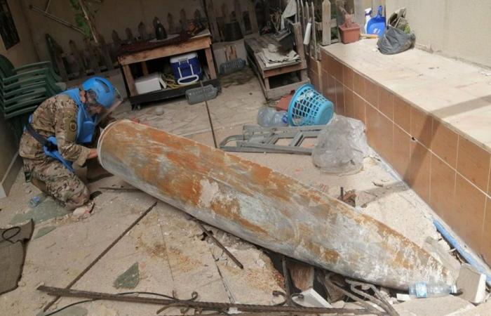 بالصّور: تفكيك 5 قنابل غير منفجرة في الضاحية