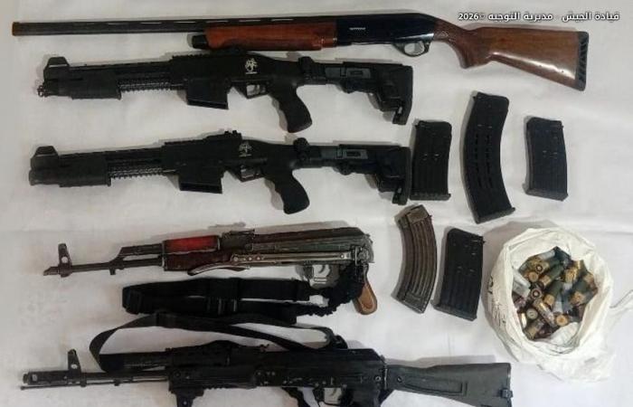 مداهمة للجيش في بعلبك.. وضبط أسلحة (صوَر)