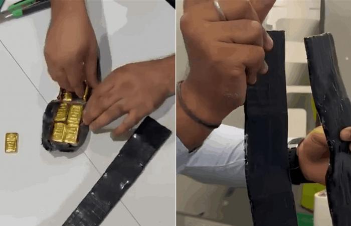 بالفيديو: ذهب داخل حمّام طائرة.. ضبط محاولة تهريب غريبة آتية من دبي