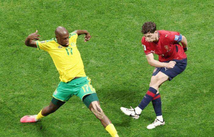 التعادل يحسم مباراة جنوب أفريقيا وتشيكيا في المونديال