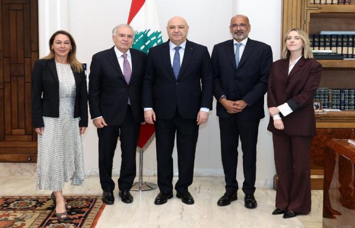 عون لأرنو: نسعى لتثبيت وقف النار وانسحاب إسرائيل