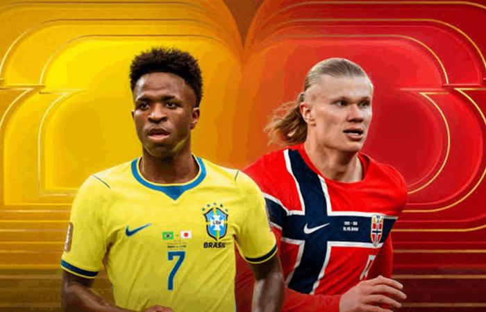البرازيل أمام اختبار نرويجي صعب.. هل يحسمها أنشيلوتي أم يفعلها هالاند؟