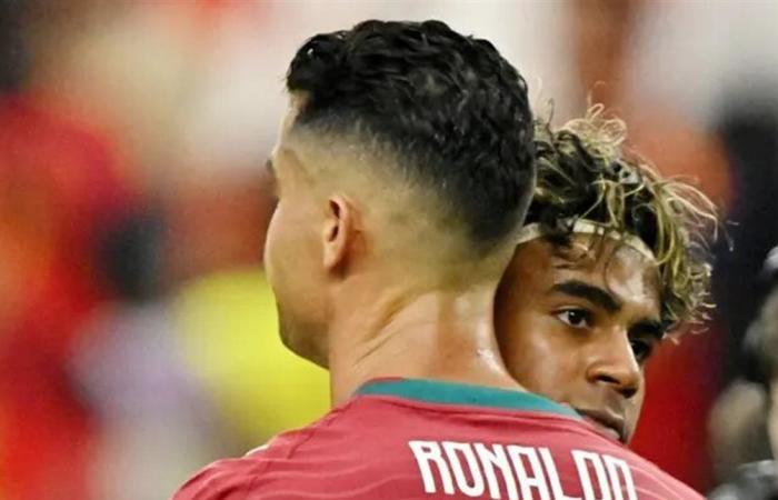 رونالدو يبكي بعد خسارة البرتغال.. ولامين يامال يواسيه