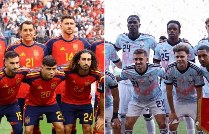 إسبانيا وبلجيكا.. مواجهة ثقيلة على بطاقة نصف النهائي في كأس العالم