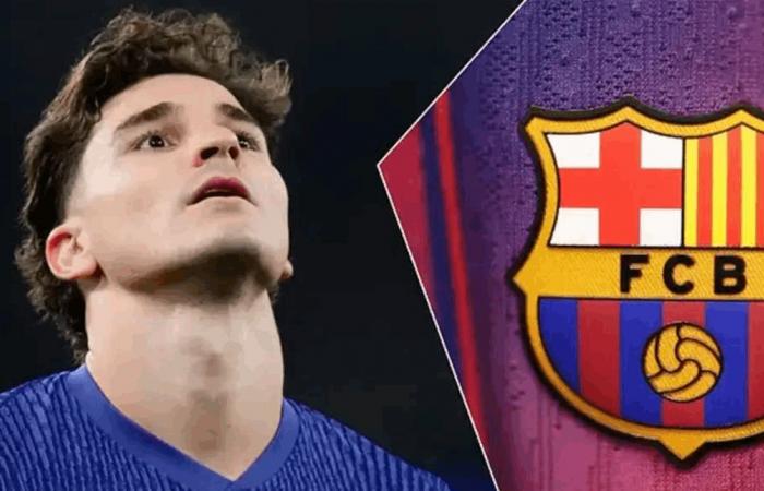 برشلونة لا يستسلم.. هل يعيد اجتماع مدريد صفقة ألفاريز إلى الحياة؟