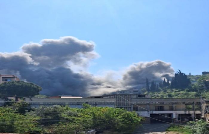الجيش الإسرائيلي يضرم النيران في حقول وبساتين جنوب لبنان