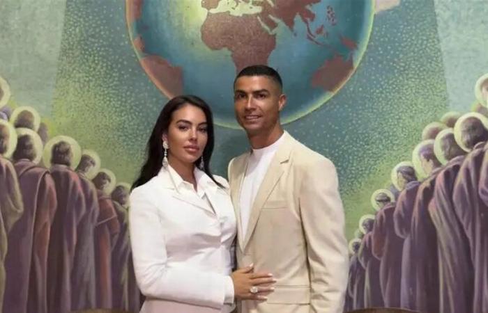 حفل بسيط في المنزل.. الصور الاولية من زفاف رونالدو وجورجينا