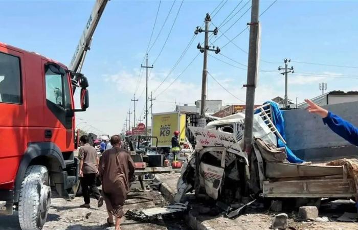 مقتل 4 أشخاص وإصابة 8 آخرين في حادث مروع في أربيل