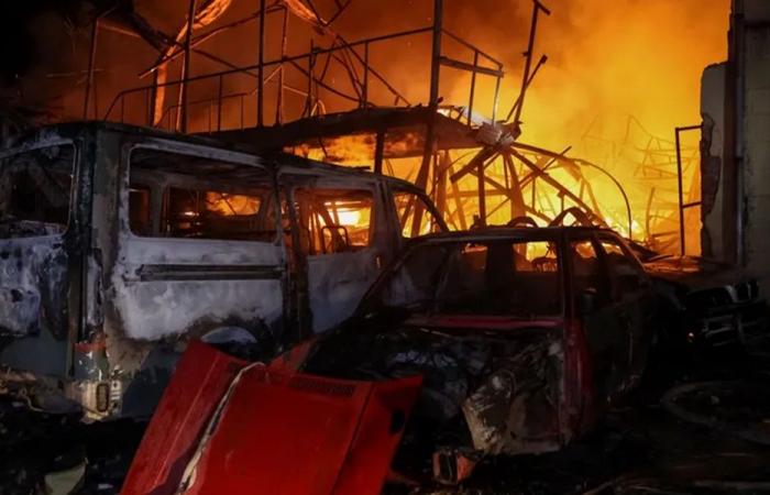 ضربات روسية ليلية تستهدف منشآت لوجستية في أوكرانيا