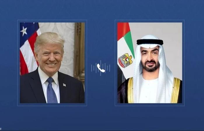 اتصال هاتفي بين بن زايد وترامب يبحث التعاون وتطورات الشرق الأوسط