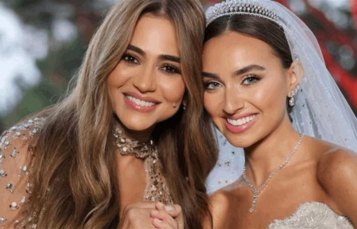 نجل النائب الياس بو صعب يحتفل بزفافه في لبنان.. وإطلالة ملكية لجوليا بطرس