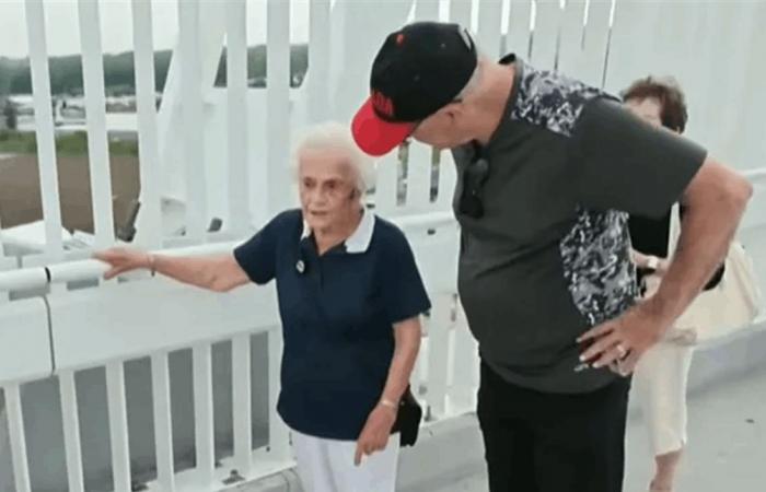 كندية في الـ102 تعبر جسر Gordie Howe وحدها لتحقيق أمنية مؤجلة