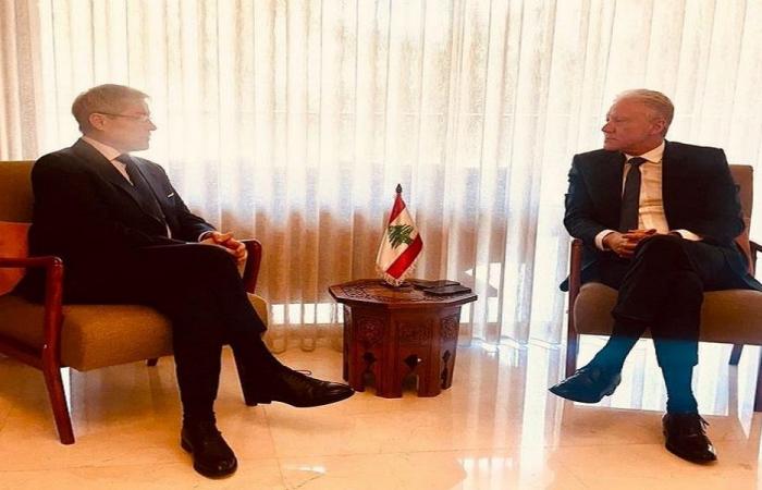 رجي يستقبل مستشار الرئيس الروماني المرشح لأمانة الفرنكوفونية